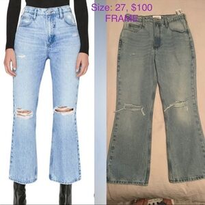 Frame Denim Light Blue Flare Jeans